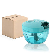 7008 Manual Stainless Steel Blades Compact Hand Held Vegetable Chopperslicer (Brown Package Box) thumbnail 6