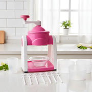 Manual Ice Crusher Machine (1 Set Pink Color) thumbnail 1