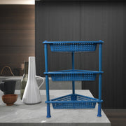 2812 Triangle Storage Plastic 3-tier  Rack Shelf For Kitchen Living Room Bathroom Office thumbnail 4