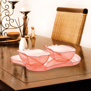 2969 Apple Shape 2piece Serving Set Of Bowl With Spoon  Tray. Dinnerware Serving Snacks  Pickle thumbnail 6