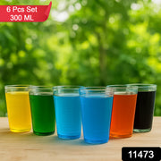 Apex Pyramid Ringo Plastic Glass  300ml Approx  Durable Crystal-clear Tumbler thumbnail 5