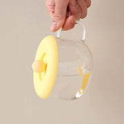 Cup  Mug Lid Dust Proof Silicone Rubber Airtight Seal (Cup  Spoon Not Included Only Lid 1 Pc) thumbnail 5