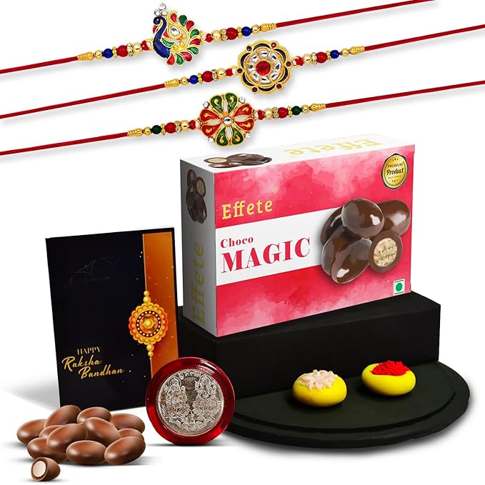 Rakhi Combo Gift Set With Chocolates And Rakhis