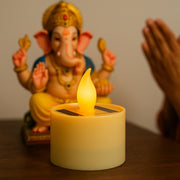 Solar Powered Led Flameless Candle Light (1 Pc) thumbnail 5