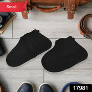 17981 Non-slip Silicone Rain Reusable Anti Skid Waterproof Fordable Boot Shoe Cover (Small Size 1 Pair) thumbnail 6
