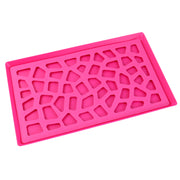 Plastic Kitchen Tray With Modern Hollow Design (40x25 Cm) thumbnail 1