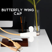 Silicone Data Cable Protector Angel Data Cable Protective Cover 2 In 1 Mobile Phone Cord Earphone Cord Saver Storage Tool thumbnail 6