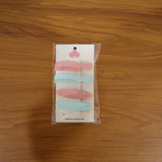 Pastel Comb-style Hair Clip Set (4 Pc) thumbnail 6