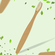 Wooden  Bamboo Brush Toothbrush Ultra Soft Bristles (1 Pc) thumbnail 5