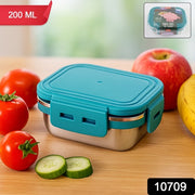 Apex Stainless Steel Mini Stack Plate Food Container (Approx 200 Ml) thumbnail 7