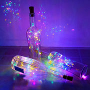 Wine Bottle Cork String Light  Multi Led  2m Cable Length Copper Wire Battery Operated (Multicolor Light  1 Pc) thumbnail 4