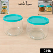 Airtight Storage Containers Set  Approx 900ml (2 Pc) thumbnail 6