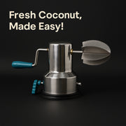 Supermom Stainless Steel Coconut Scraper With Vacuum Base (1 Pc) thumbnail 2