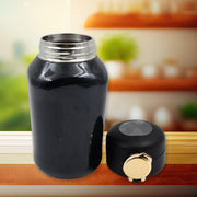 Thermos Steel Bottle Push Button  Fashion Cup Temperature Display Bottle (420 Ml) thumbnail 4