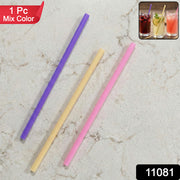 Reusable Drinking Straw For Cold (1 Pc Mix Colour) thumbnail 7