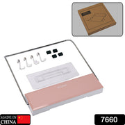 7660 Wall Mounted Foldable Wash Basin Storage Rack Shelf Holder Self Adhesive With Sticker thumbnail 5