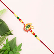 Bappas Blessing Bhais Protection A Ganpati Rakhi thumbnail 1