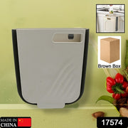 Hanging Trash Can For Kitchen Cabinet Door Small Collapsible Foldable Waste Bins Hanging Trash Holder For Bathroom Bedroom Office Car Portable thumbnail 6