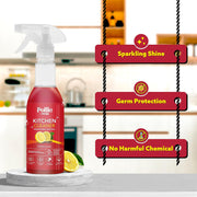 Pollic Kadam Concentrated Kitchen Surface Cleaner Refill Kit With Spray Bottle thumbnail 2