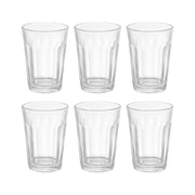 Supermom Plastic Chai Pyali Transparent Tea Glass Set (130ml  6 Pc) thumbnail 1