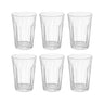Supermom Plastic Chai Pyali Transparent Tea Glass Set (130ml  6 Pc)