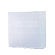 1537 Mens King Size Formal Handkerchiefs For Office Use - Pack Of 12 thumbnail 1