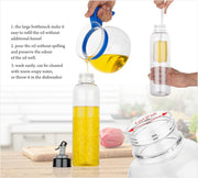 2138  1ltr Oil Dispenserwith Lid - Clear Drip Free Spout Controlled Use thumbnail 4