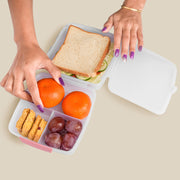 1 Large And 3 Small -compartment 1400 Ml Multipurpose Lunch Box (1400 Ml  1 Pc) thumbnail 1