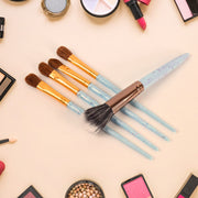 5pc Makeup Brush Tools Kit (5 Pcs Set  Mix Color) thumbnail 4