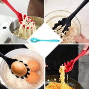 5436 Pasta Fork Cutlery Food Grade Kitchen Non Slip Heat Resistant Spaghetti Spoon Best Kitchen Appliances (29cm) thumbnail 2