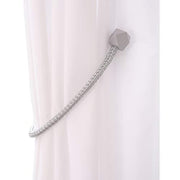 1441 Hexagonal Magnetic Braided Rope Drapery Window Curtains Loop Binding Ties Buckle (2 Pc) thumbnail 2