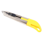 Heavy-duty Stainless Steel Body Utility Cutter Knife (1 Pc  With 2 Extra Blade) thumbnail 3