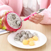 7031 Multifunctional Stainless Steel Fruit Vegetable Pattern Carving Knife Peeler Corer Spherical Dig Ball Scoop Garnishing Dig Ball Spoon Kit. thumbnail 6