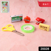 6 In 1 Multipurpose Mini Stationery Kit For Students thumbnail 7