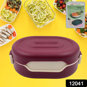Airtight Food Grade Tiffin Box With 2 In 1 Spoon And 2 Compartment thumbnail 6