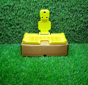 6498 Multi-purpose Wall Holder Stand For Charging Mobile Just Fit In Socket And Hang (Yellow) thumbnail 6