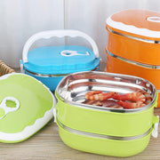 5603 Lunch Box 9001800ml Stainless Steel Kitchen Insulated Thermal Lunch Box Bento Office Picnic Food Container Leakproof Thermos Lunchbox thumbnail 4
