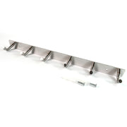 Stainless Steel Wall Mounted Coat 6 Hook Rack (32x3  1pc) thumbnail 3