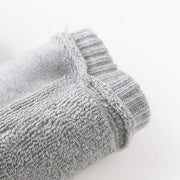 Light Grey Toddler Wool Knit Leg Warmer (Knee Guard) thumbnail 4