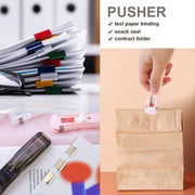 Portable Paper Clamp With 8 Pcs Clip Dispenser Handheld Paper Fast Clam (1 Set) thumbnail 1