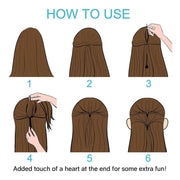 Heart-shaped Hairpin Set (2 Pcs) thumbnail 4