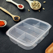 Plastic 5- Compartment Excellent Container Reusable Lunch Box (1 Pc) thumbnail 2