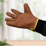 Gloves Gardening Gloves For Men Women Leather Gloves Heavy Duty Gloves (1 Pair) thumbnail 4
