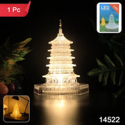 Premium Led Crystal Pagoda Decorative Light (1 Pc) thumbnail 7