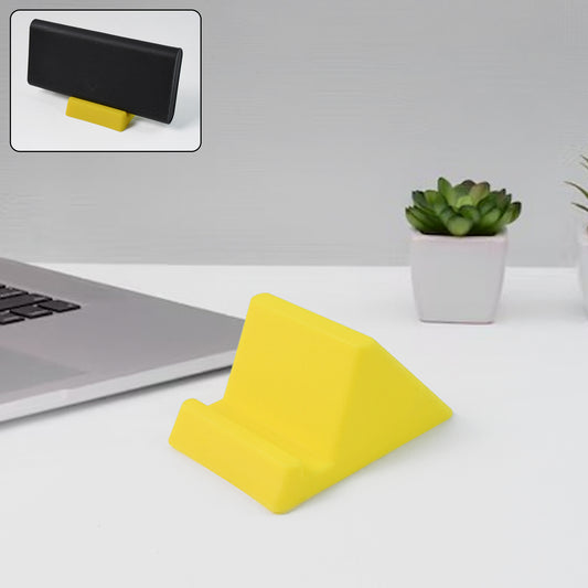 Compact Plastic Mobile Phone Holder Stand (1 Pc  Mix Color)