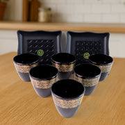 2 Bowl  6 Glass Snake Set ( 8 Pc Set ) thumbnail 3