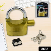 Security Alarm Metallic Lock System With 3 Keys (1 Set  Mix Color) thumbnail 6