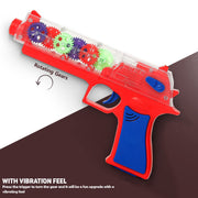 1941 Plastic Gear Simulation Toy Gun For Kids Pretend Play Gun Toys With 3d Flashing Lights And Exciting Music Electric Laser Toy Guns With Rotating Gear Mechanism Toy For Birthday Gift For Kids 3+ Years (Pack Of 1) thumbnail 3