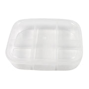 Plastic 5- Compartment Excellent Container Reusable Lunch Box (1 Pc) thumbnail 3