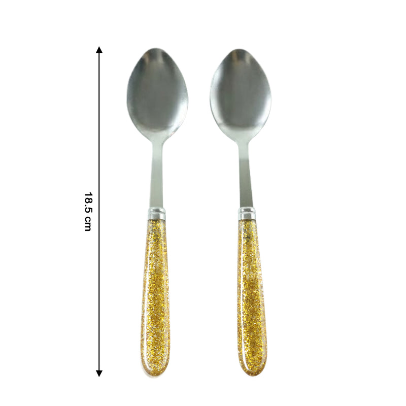Premium Stainless Steel Dining Spoon Set (Pack Of 2)